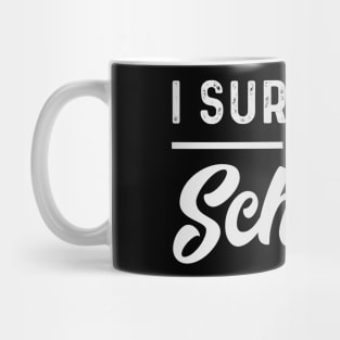 I survived 100 days of school gift idea, funny gift, graduation, Mug